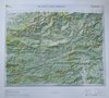 Carte topographique de la Catalogne 1:100.000 (en relief). Ripollès