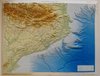 Mapa topográfico de Cataluña 1:450.000 (en relieve)