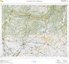 Mapa topográfico de Cataluña 1:100.000 (en relieve). Noguera