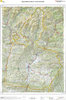 Carte topographique de la Catalogne 1:100.000 (en relief). Pallars Jussà