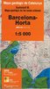 Mapa geològic de les zones urbanes 1:5,000. Geotreball III. Barcelona-Horta