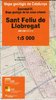 Mapa geològic de les zones urbanes 1:5,000. Geotreball III. Sant Feliu de Llobregat