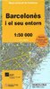 Mapa comarcal de Catalunya 1:50.000. Barcelonès i el seu entorn - 13