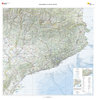 Topographic map of Catalonia 1:250,000 (raised relief map)
